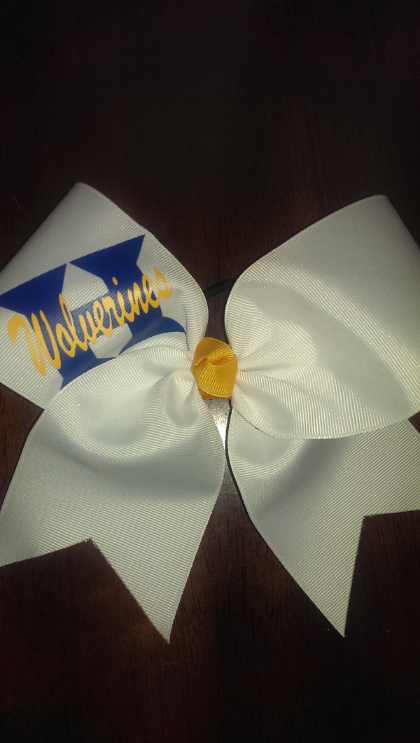 Custom School Mascot/Logo Bow