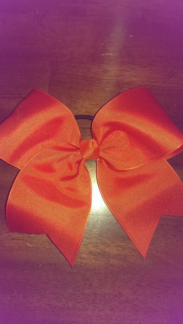 Plain Bow- Mango Tango