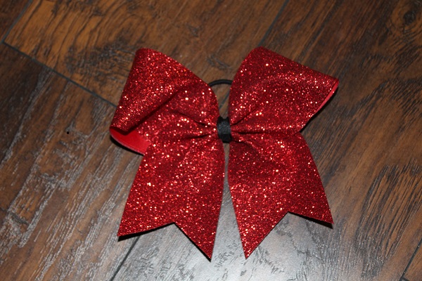 Red Glitter Bow