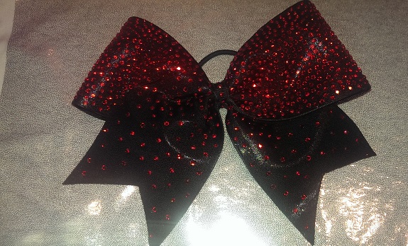 Black Mystique with Red Rhinestones